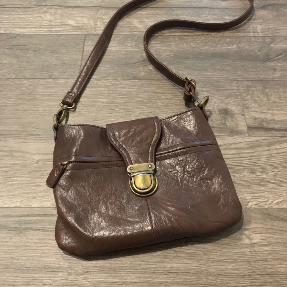 Brown crossbody bag